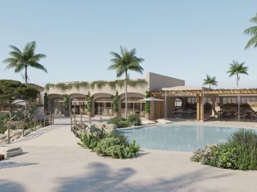 Departamento con alberca común, pre-contrucción, Fonatur Golf, San Jose del Cabo