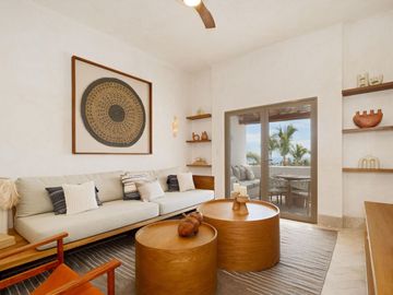 Departamento con alberca común, pre-contrucción, Fonatur Golf, San Jose del Cabo