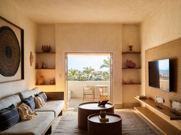 Departamento con alberca común, pre-contrucción, Fonatur Golf, San Jose del Cabo