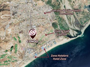 Departamento con alberca común, pre-contrucción, Fonatur Golf, San Jose del Cabo