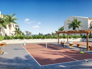 Departamento con alberca común, pre-contrucción, Fonatur Golf, San Jose del Cabo