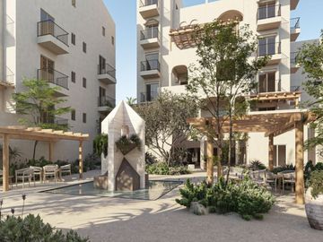 Departamento con alberca común, pre-contrucción, Fonatur Golf, San Jose del Cabo