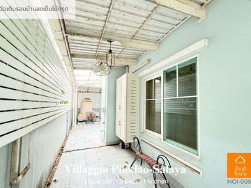 Special discount 1 million, selling a single house, Villaggio (66 sq m.), 3 bedrooms, 3 bathrooms, Pinklao-Salaya