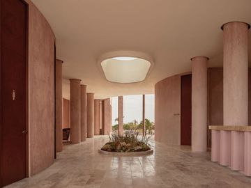 Departamento frente al mar, alberca común, rooftop, en venta, Telchac, Yucatán