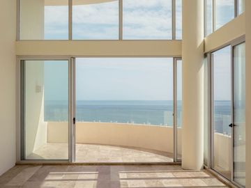 Departamento frente al mar, alberca común, rooftop, en venta, Telchac, Yucatán