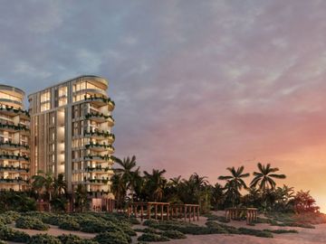 Condo frente al mar, alberca común, rooftop, en venta, Telchac, Yucatán