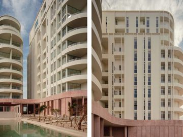 Condo frente al mar, alberca común, rooftop, en venta, Telchac, Yucatán