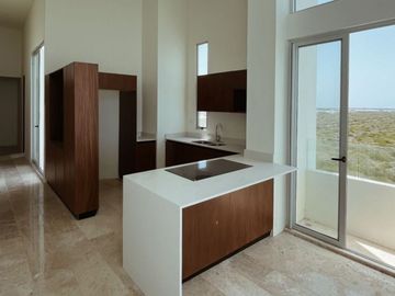 Condo frente al mar, alberca común, rooftop, en venta, Telchac, Yucatán