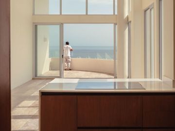 Condo frente al mar, alberca común, rooftop, en venta, Telchac, Yucatán