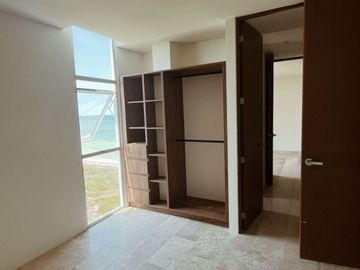Condo frente al mar, alberca común, rooftop, en venta, Telchac, Yucatán