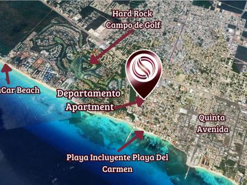 Departamento con alberca privada, gym, area de spa, pre-construccion, venta, Centro, Playa del Carmen.