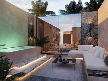 Condominio con alberca privada, gym, area de spa, pre-construccion, venta, Centro, Playa del Carmen.