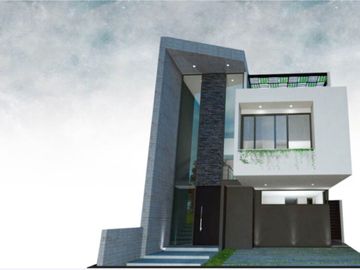 Casa con estudio, roof garden, jardinera en recamara principal, Terraza en recamara principal, Area de tv, venta, Zibatá, Queretaro