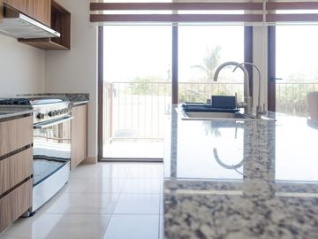 Departamento Amueblado AIRBNB, 2 recamaras, 2 baños, elevador, alberca, cochera 1 auto, isla del amor
