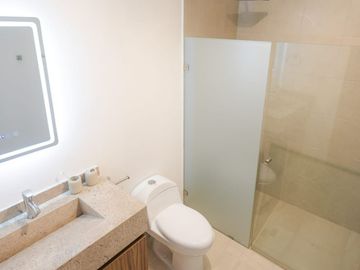 Departamento Amueblado AIRBNB, 2 recamaras, 2 baños, elevador, alberca, cochera 1 auto, isla del amor