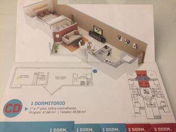 VENTA DEPARTAMENTO B°  GUEMES -1 DORMITORIO A ESTRENAR