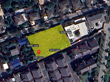 Land for sale, Soi Yothin Phatthana 7, intersection 2-2, location along the expressway. At Narong-Ramintra  land size 1-0-49 rai