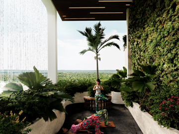 Departamento en pre-venta de 1REC a 2min del mar caribe en Puerto Morelos
