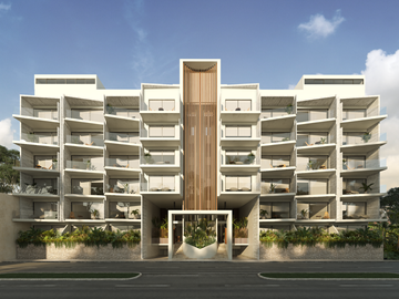 Departamento de 2REC en Venta en un increible desarrollo en Playa del Carmen