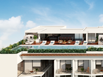 Departamento de 2REC en Venta en un increible desarrollo en Playa del Carmen