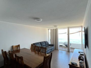 Vendo Departamento Frente al Mar. 100 mts² Se puede Novar $180.- millones con tasa interes de 2,25. posee 3D 2B Estac.. y Bodega.