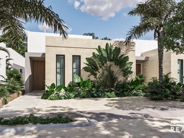 Casa en venta de 1 piso y 3 recámaras a 300 del mar en Chelem Yucatán - Preventa diciembre 2026