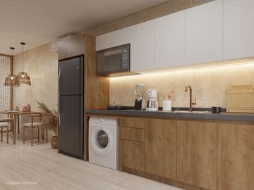 Hermoso departamento de 2REC en venta con JACUZZI PRIVADO en Tulum