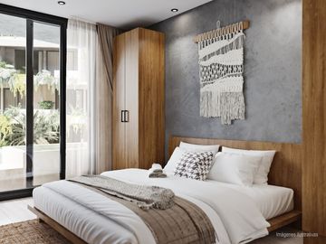 Hermoso departamento de 2REC en venta con JACUZZI PRIVADO en Tulum