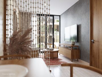 Hermoso departamento de 2REC en venta con JACUZZI PRIVADO en Tulum
