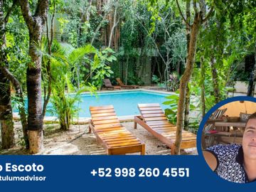 Departamento de 1 recámara en Tulum con historial de rentas