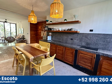 ¡Hermoso Penthouse de 2 habitaciones en Tulum, totalmente amueblado!