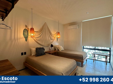 ¡Hermoso Penthouse de 2 habitaciones en Tulum, totalmente amueblado!