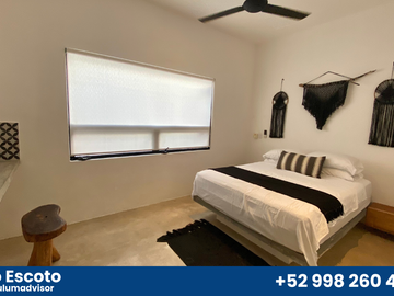 Hermosa casa boutique de 3 recámaras en Tulum centro.