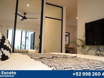 Hermosa casa boutique de 3 recámaras en Tulum centro.