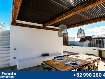 Enorme Penthouse de 3 Recámaras en Tulum