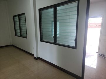 For Sale - One-Story Twin House in Sukhawadi Soi, Sung Noen, Nakhon Ratchasima. The house is situated on a 37 square wah plot and features 2 bedrooms