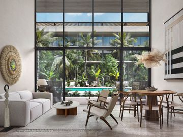 Departamento con alberca, pet park venta en Playacar, Playa del Carmen.