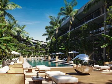 Penthouse con alberca, gym, venta en Playacar, Playa del Carmen.