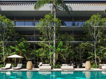 Penthouse con alberca, wellness Spa, venta en Playacar, Playa del Carmen.