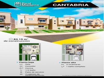 Hermosa Casa con Amenidades Exclusivas. Modelo Cantabria
