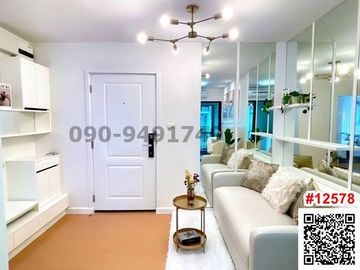 ขาย คอนโด I CONDO สุขุมวิท 105 ห้องใหญ่ ตกแต่งสวย  ใกล้รถไฟฟ้า BTS แบริ่ง