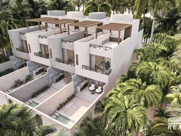 Villa de 3 recámaras y 3 niveles en venta en Chicxulub Yucatán - Preventa julio 2025