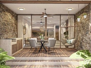 Villa de 3 recámaras y 3 niveles en venta en Chicxulub Yucatán - Preventa julio 2025