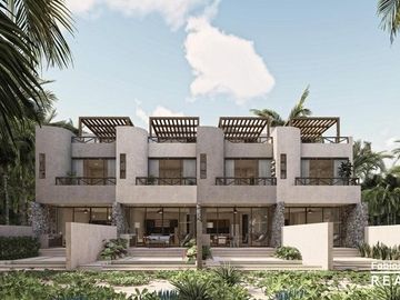 Villa de 3 recámaras y 3 niveles en venta en Chicxulub Yucatán - Preventa julio 2025