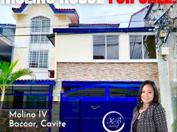 5 Bedroom House for Sale at Ridgecrest Subdivision Molino IV Bacoor Cavite near SM Molino