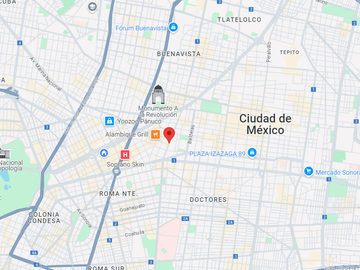 Departamento en venta en colonia Júarez, CDMX
