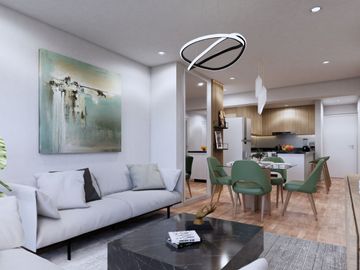 VENTA HERMOSO FLAT DE ESTRENO CON BALCON, SURCO FRENTE A PARQUE
