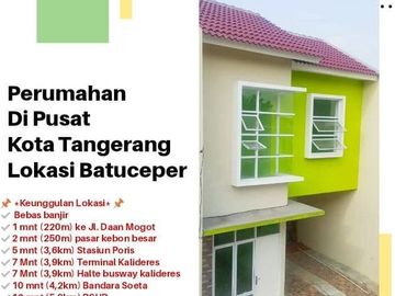 Rumah Batuceper Kota Tangerang, Baru 2 LANTAI, Mewah Harga Murah New Minimalis Strategis Jual Dijual