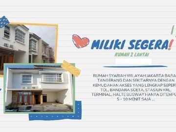 Rumah Batuceper Kota Tangerang, Baru 2 LANTAI, Mewah Harga Murah New Minimalis Strategis Jual Dijual