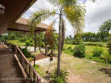 A large house with 3 rai of land